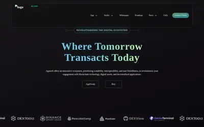 Website screenshot of Agatech (2026-04-25)