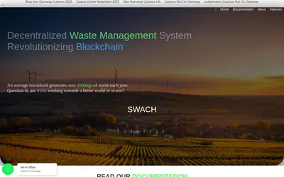 Website screenshot of Swachhcoin (2026-04-23)