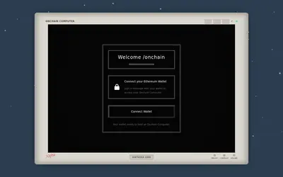 Website screenshot of onchain (2026-04-24)