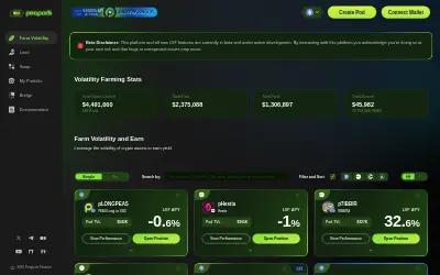 Website screenshot of Peapods Finance (2026-05-25)