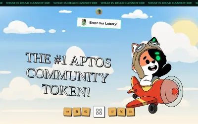 Website screenshot of Gui Inu (2026-05-25)