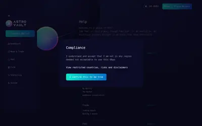 Website screenshot of xVDL_Astrovault (2026-05-21)