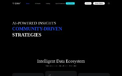 Website screenshot of QnA3.AI (2026-05-25)