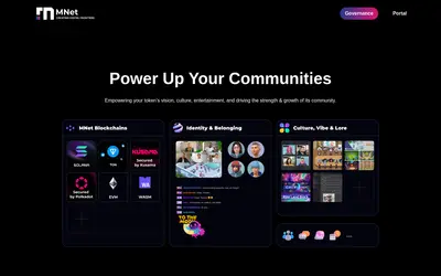 Website screenshot of MNet Continuum (2026-05-20)