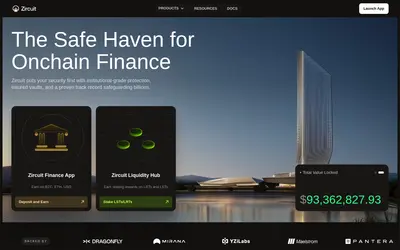 Website screenshot of Zircuit (2026-05-20)