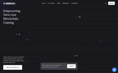 Website screenshot of Saakuru Protocol (2026-04-25)