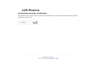 Website screenshot of Elastic Finance Token (2026-06-01)