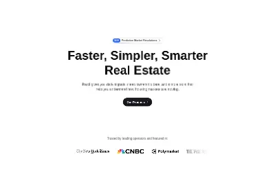 Website screenshot of Parcl (2026-05-25)