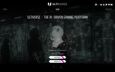 Website screenshot of Ultiverse (2026-05-22)
