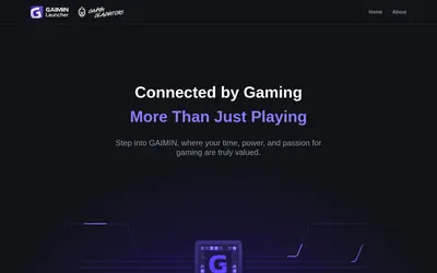 Website screenshot of Gaimin (2026-05-22)