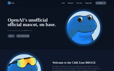 Website screenshot of Broge (2026-05-25)