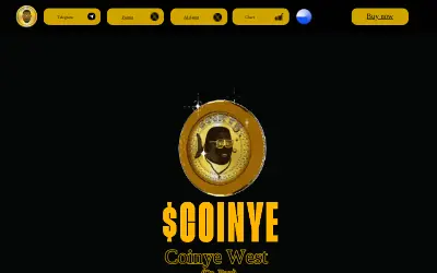 Website screenshot of Coinye West (2026-05-25)