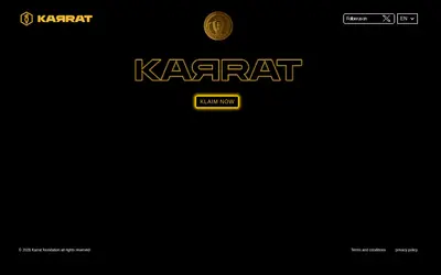 Website screenshot of Karrat (2026-05-22)