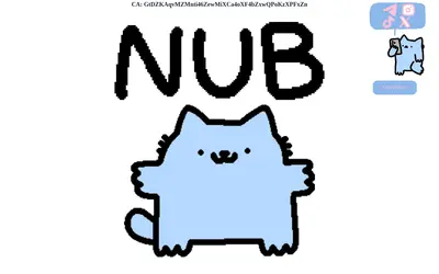Website screenshot of Sillynubcat (2026-05-20)