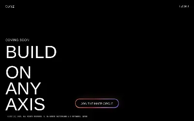 Website screenshot of O.XYZ (2026-05-25)