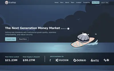Website screenshot of Scallop (2026-05-20)