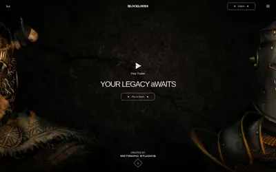 Website screenshot of BLOCKLORDS (2026-04-25)