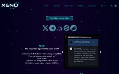 Website screenshot of Xeno (2026-05-22)