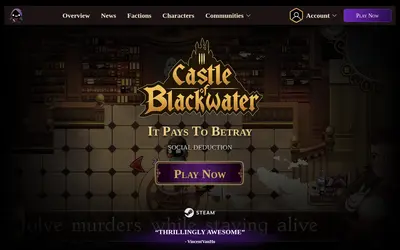 Website screenshot of Castle Of Blackwater (2026-04-25)