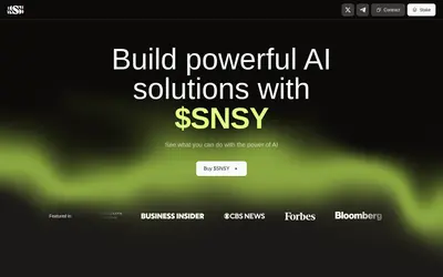 Website screenshot of Sensay (2026-04-26)