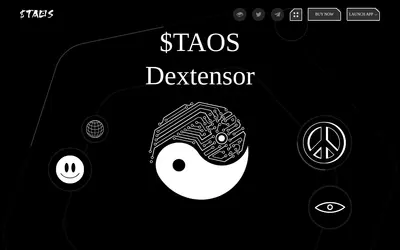 Website screenshot of Dextensor (2026-04-19)