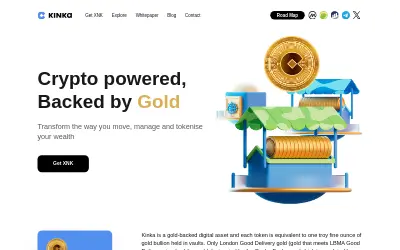 Website screenshot of Kinka (2026-06-01)