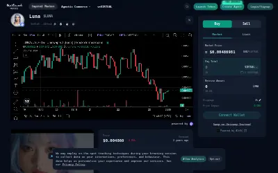 Website screenshot of Luna by Virtuals (2026-06-23)