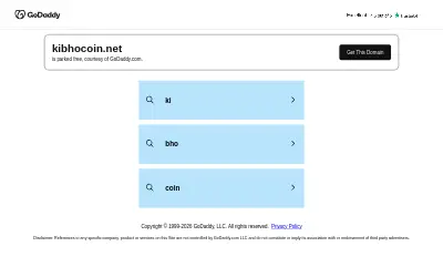 Website screenshot of Kibho Coin (2026-05-26)