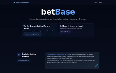 Website screenshot of BetBase (2026-05-26)
