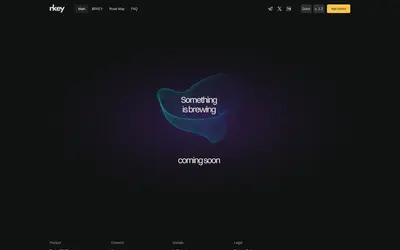 Website screenshot of Rkey (2026-04-26)