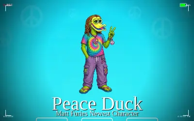 Website screenshot of Peace Duck (2026-06-08)