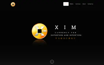 Website screenshot of XIM (2026-05-29)