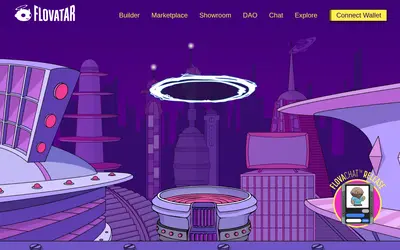 Website screenshot of Flovatar Dust (2026-04-26)
