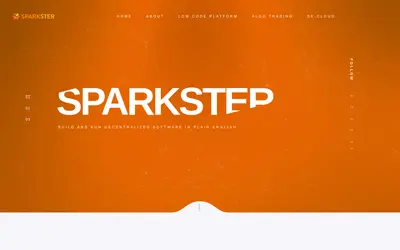 Website screenshot of Sparkster (2026-04-26)