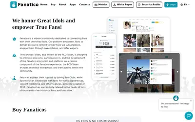 Website screenshot of Fanatico (2026-05-21)