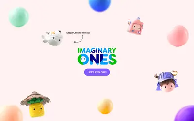 Website screenshot of Imaginary Ones (2026-05-22)