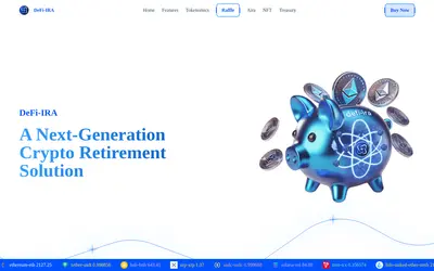 Website screenshot of Defi-Ira (2026-05-20)