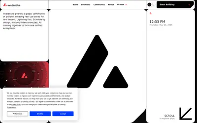 Website screenshot of Avalanche Bridged WETH (Avalanche) (2026-05-21)