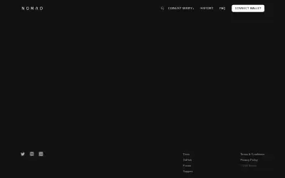 Website screenshot of Nomad Bridged WETH (Moonbeam) (2026-05-26)