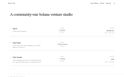 Website screenshot of Blinks.gg (2026-06-01)