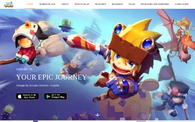 Website screenshot of ARCA (2026-05-26)