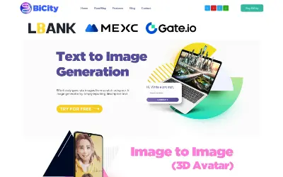 Website screenshot of BiCity AI Projects (2026-05-26)