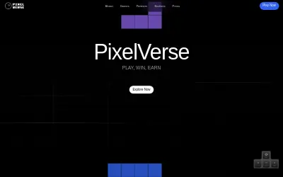 Website screenshot of Pixelverse (2026-06-01)