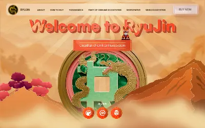 Website screenshot of RyuJin (2026-06-01)