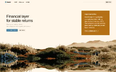 Website screenshot of Resolv RLP (2026-05-26)