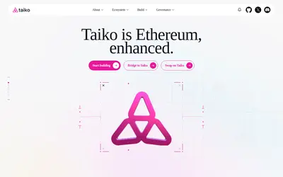 Website screenshot of Taiko Bridged USDC (Taiko) (2026-05-22)
