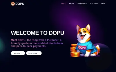 Website screenshot of Dog With Purpose (2026-06-24)