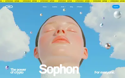 Website screenshot of Sophon (2026-05-20)