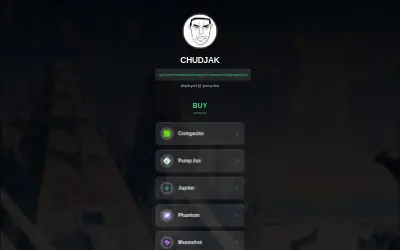 Website screenshot of Chudjak (2026-06-24)