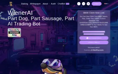 Website screenshot of WienerAI (2026-05-26)